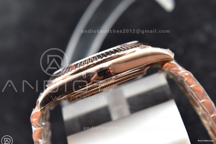402 DayDate Steel A President RG Dial Crystal 40 Meteorite on Bracelet Markers SmartChoice 316L TWF 0520